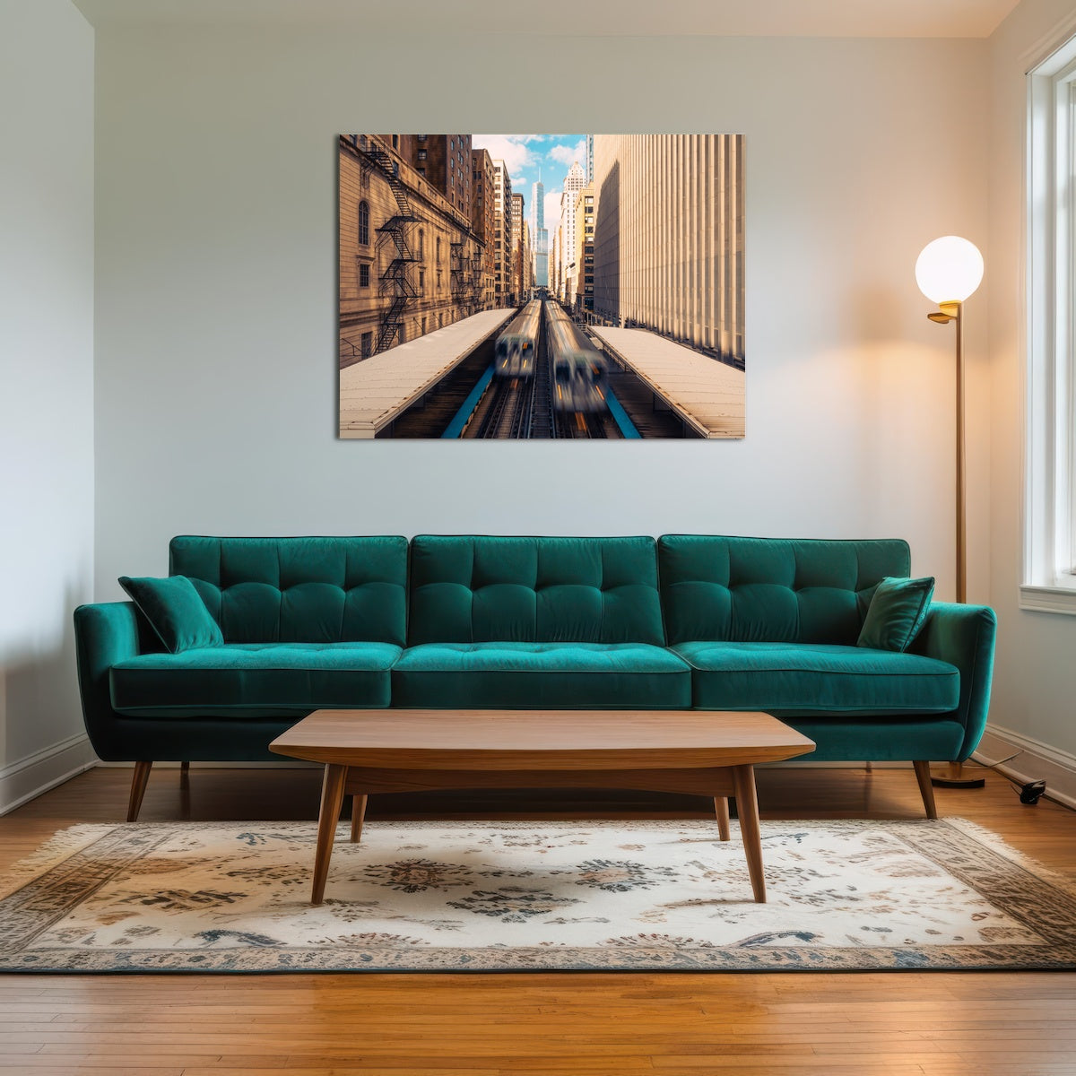 AUTO-MOCKUP ROOM | Railway Station Downtown Chicago