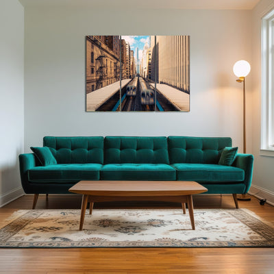 AUTO-MOCKUP ROOM | Railway Station Downtown Chicago