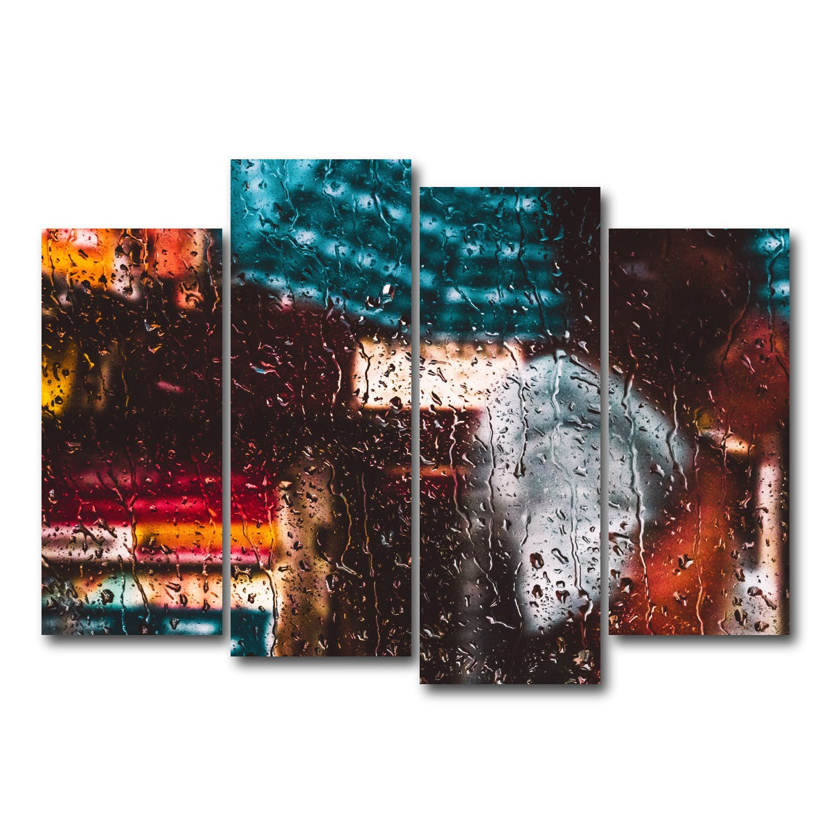 AUTO-MOCKUP WHITE | Rain | 4 Piece | Gallery Wrap Canvas | group=4_normal