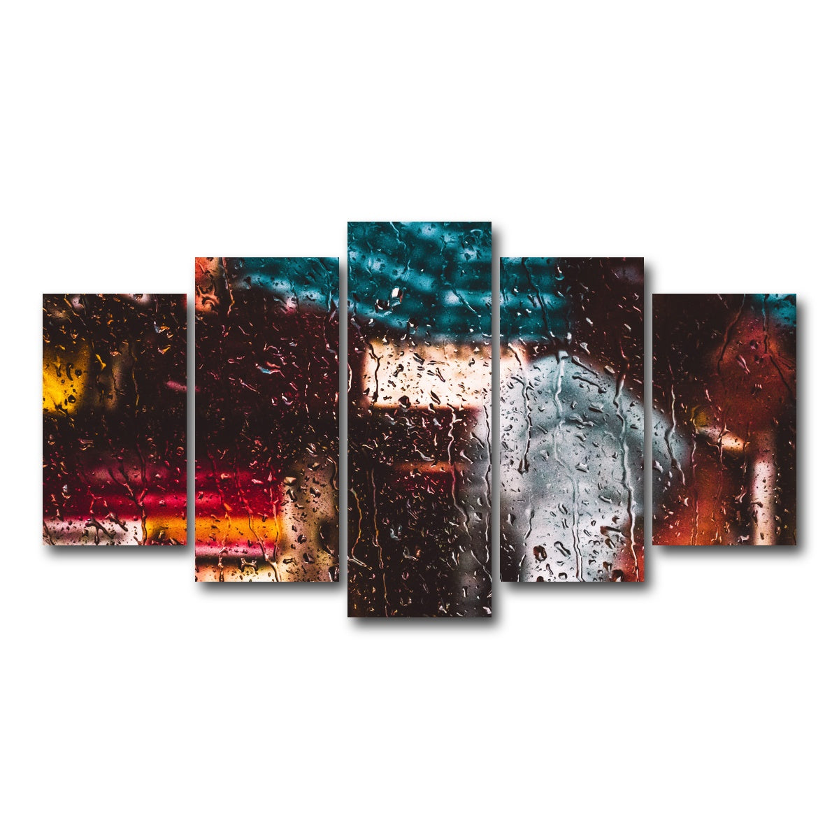 AUTO-MOCKUP WHITE | Rain | 5 Piece | Gallery Wrap Canvas | group=5_normal