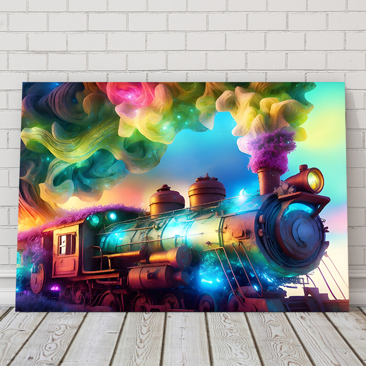 Rainbow Railways Wall Art