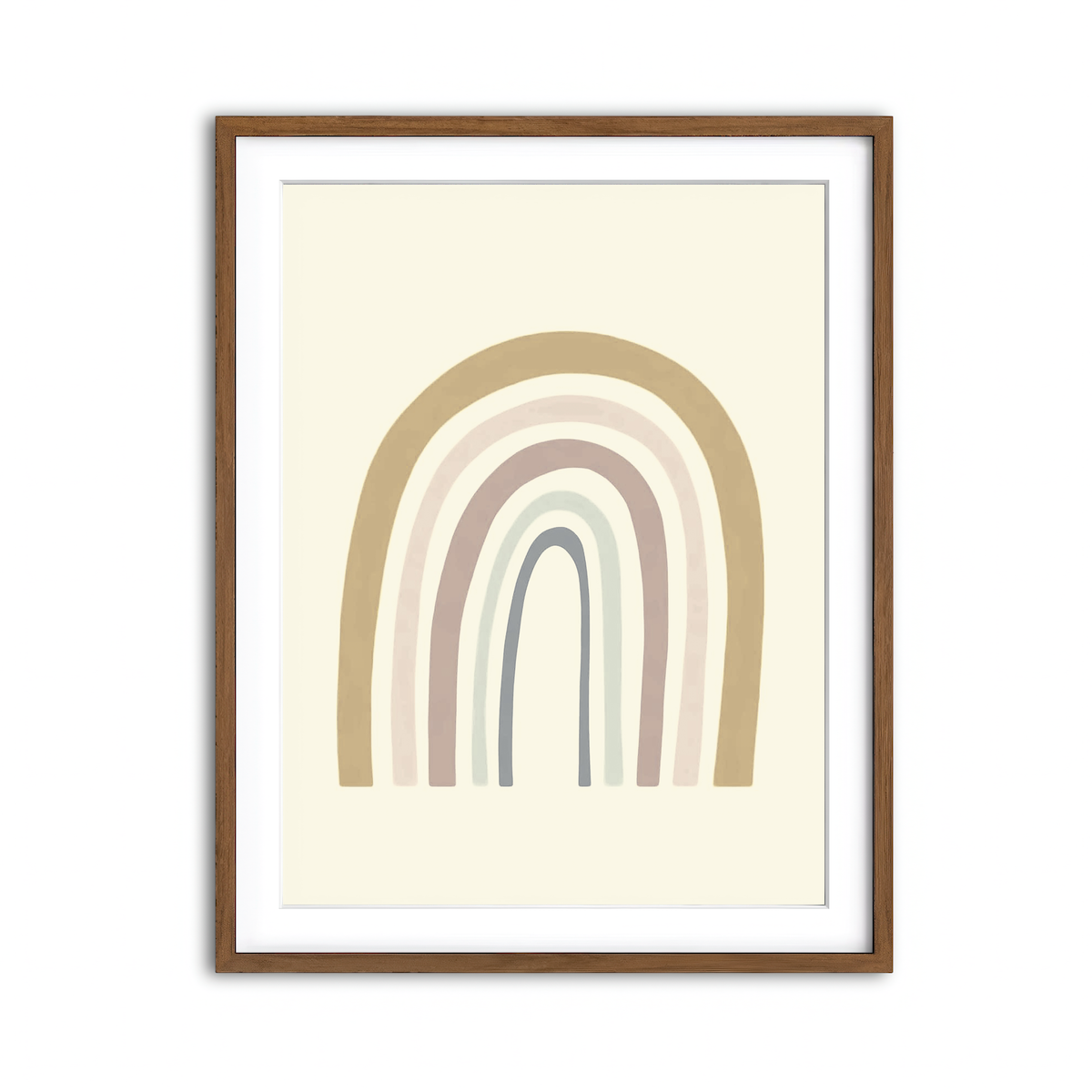 Framed Print 3x4 Walnut