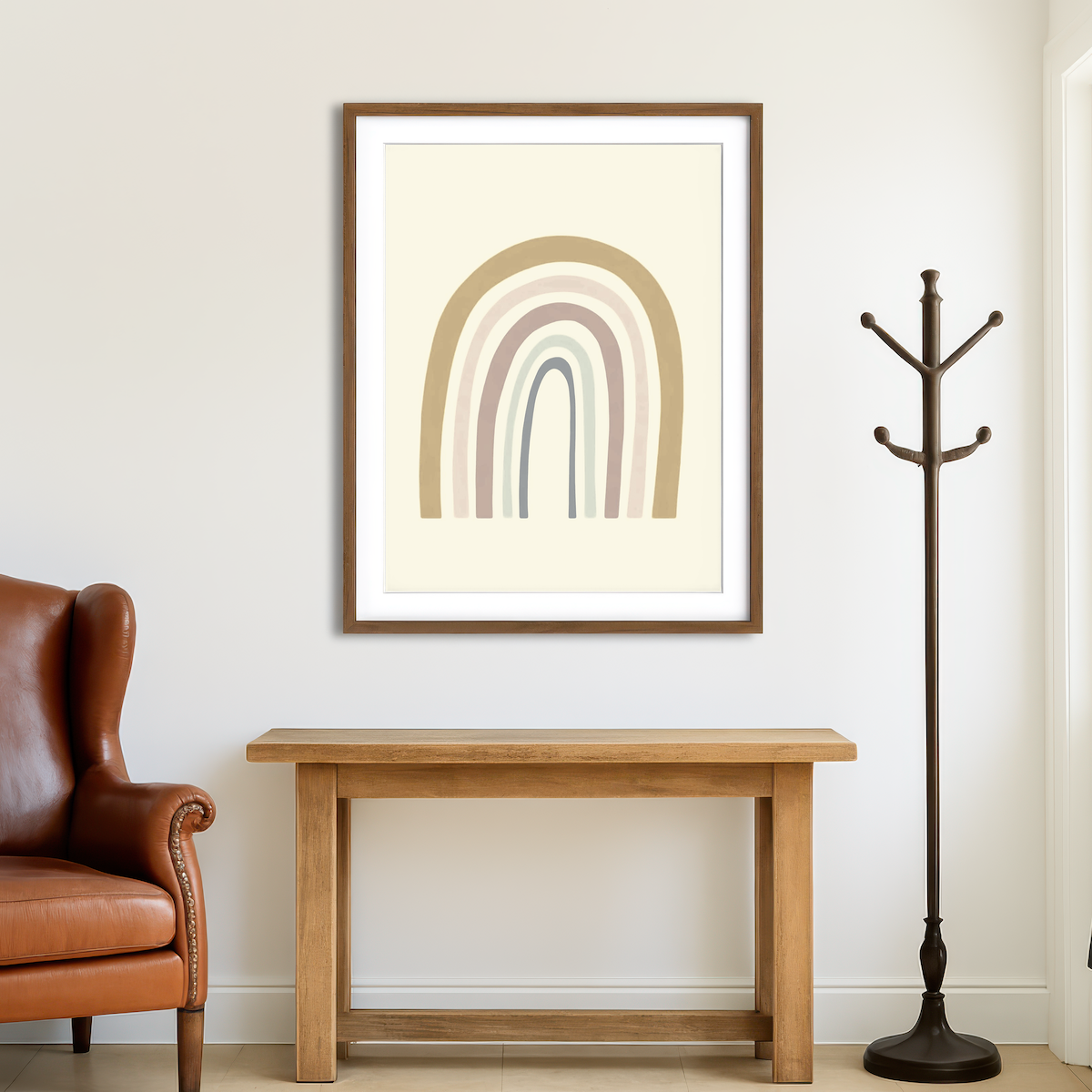 AUTO-MOCKUP ROOM | Rainbow Boy Wall Art