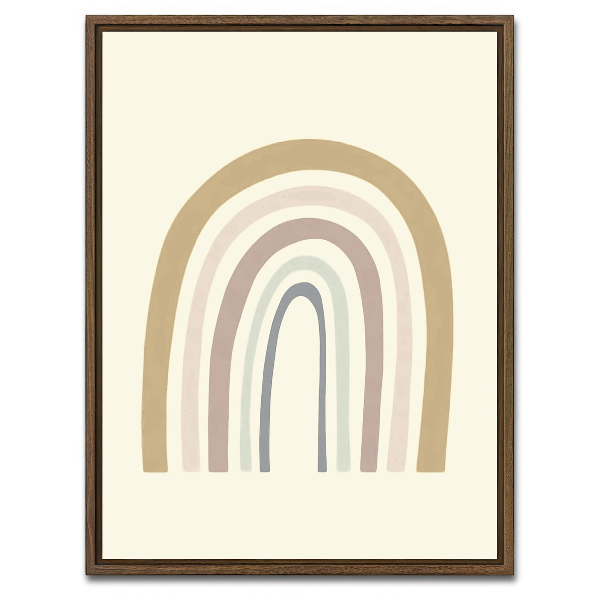 AUTO-MOCKUP WHITE | Rainbow Boy | 1 Piece | Walnut Framed Canvas | group=3x4