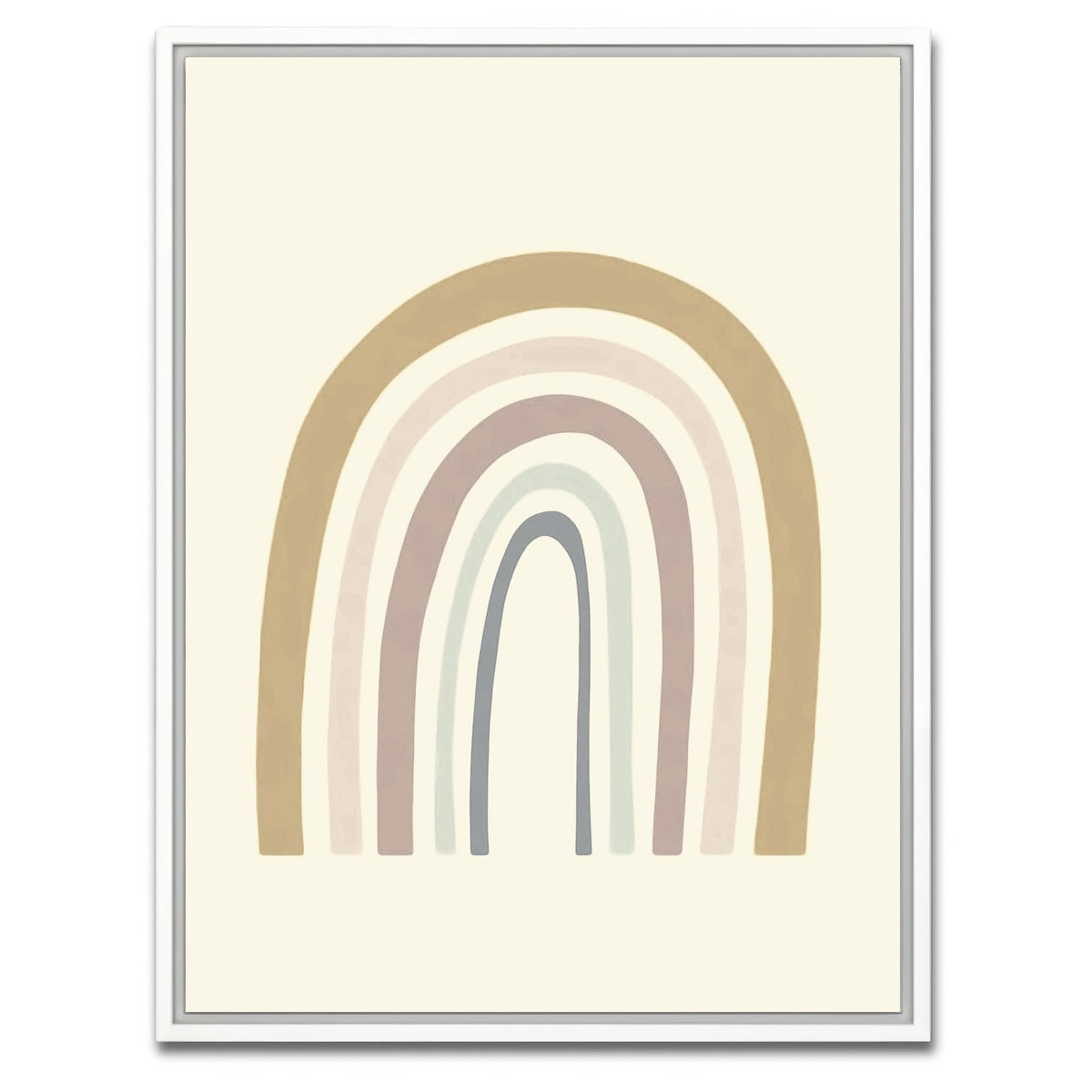 AUTO-MOCKUP WHITE | Rainbow Boy | 1 Piece | White Framed Canvas | group=3x4