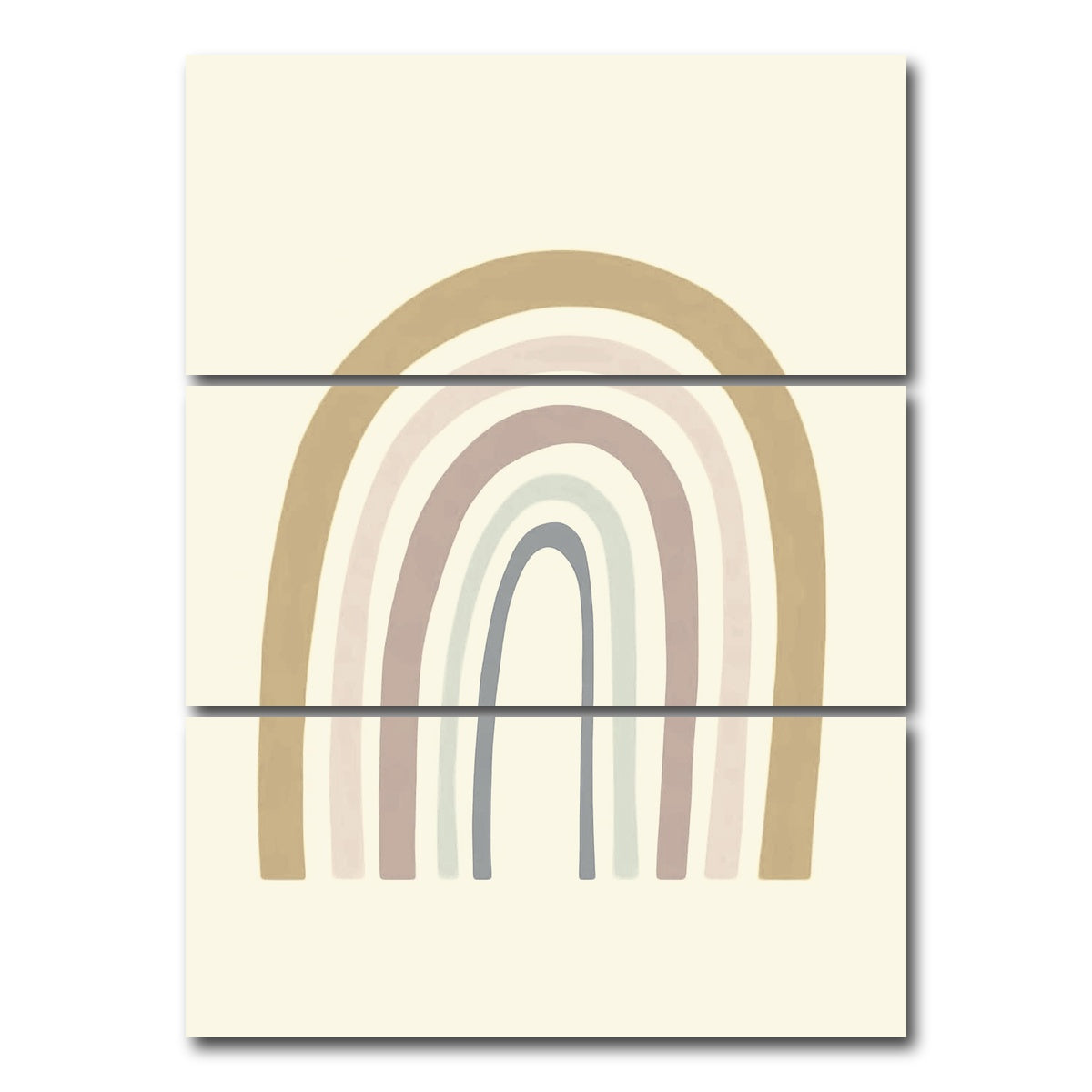 AUTO-MOCKUP WHITE | Rainbow Boy | 3 Piece | Gallery Wrap Canvas | group=8x18_stacked