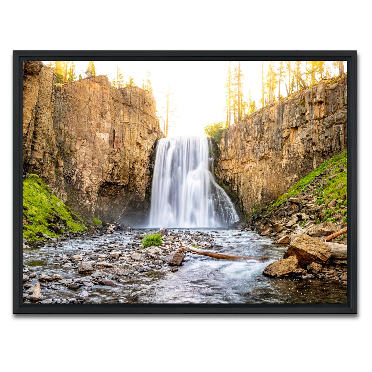 AUTO-MOCKUP WHITE | Rainbow Falls | 1 Piece | Black Framed Canvas | group=4x3