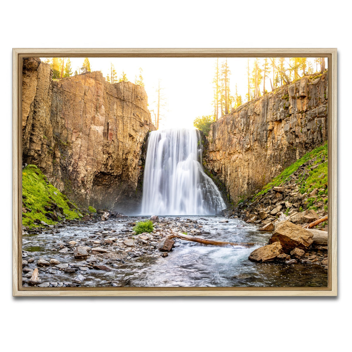 AUTO-MOCKUP WHITE | Rainbow Falls | 1 Piece | Natural Framed Canvas | group=4x3