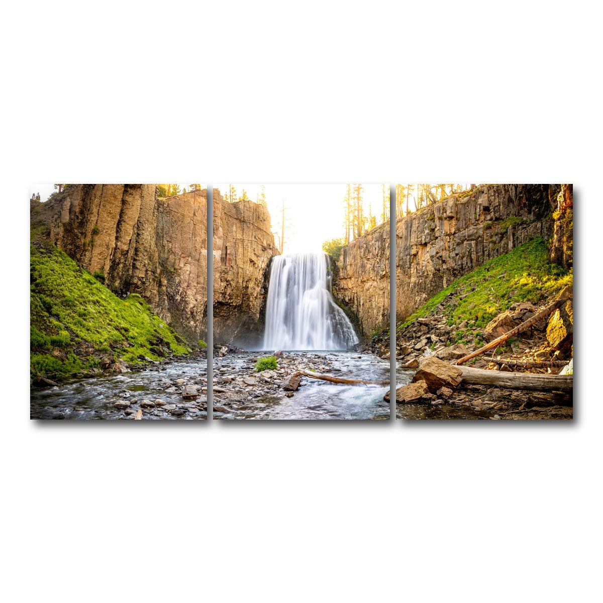 AUTO-MOCKUP WHITE | Rainbow Falls | 3 Piece | Gallery Wrap Canvas | group=18x24