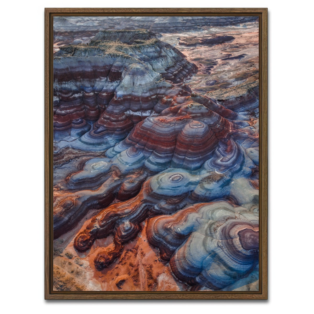 AUTO-MOCKUP WHITE | Rainbow Hills | 1 Piece | Walnut Framed Canvas | group=3x4