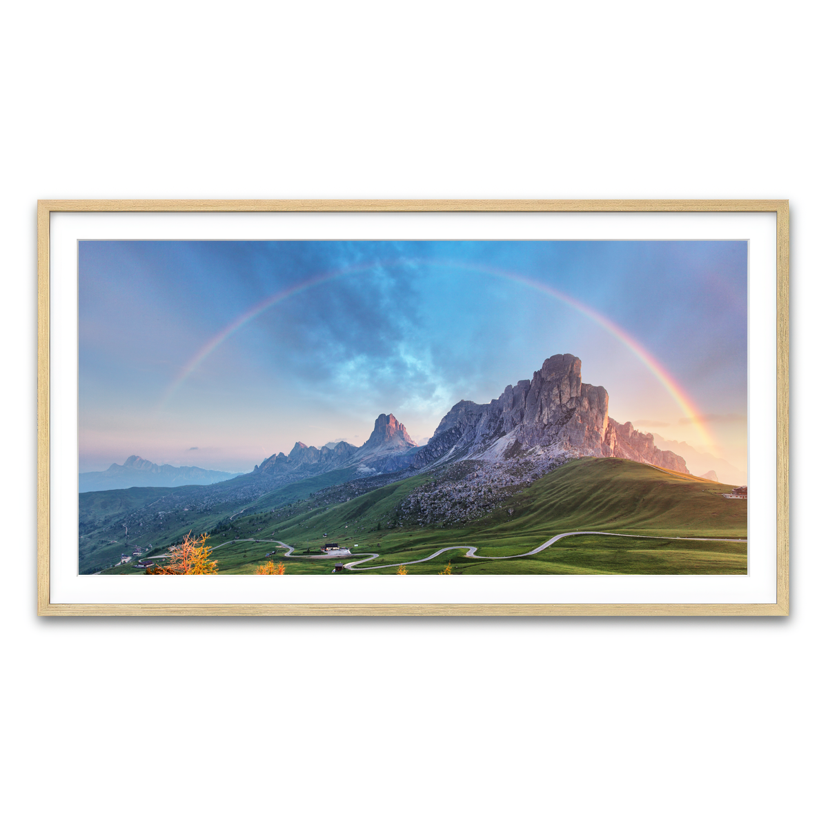 Framed Print 2x1 Natural