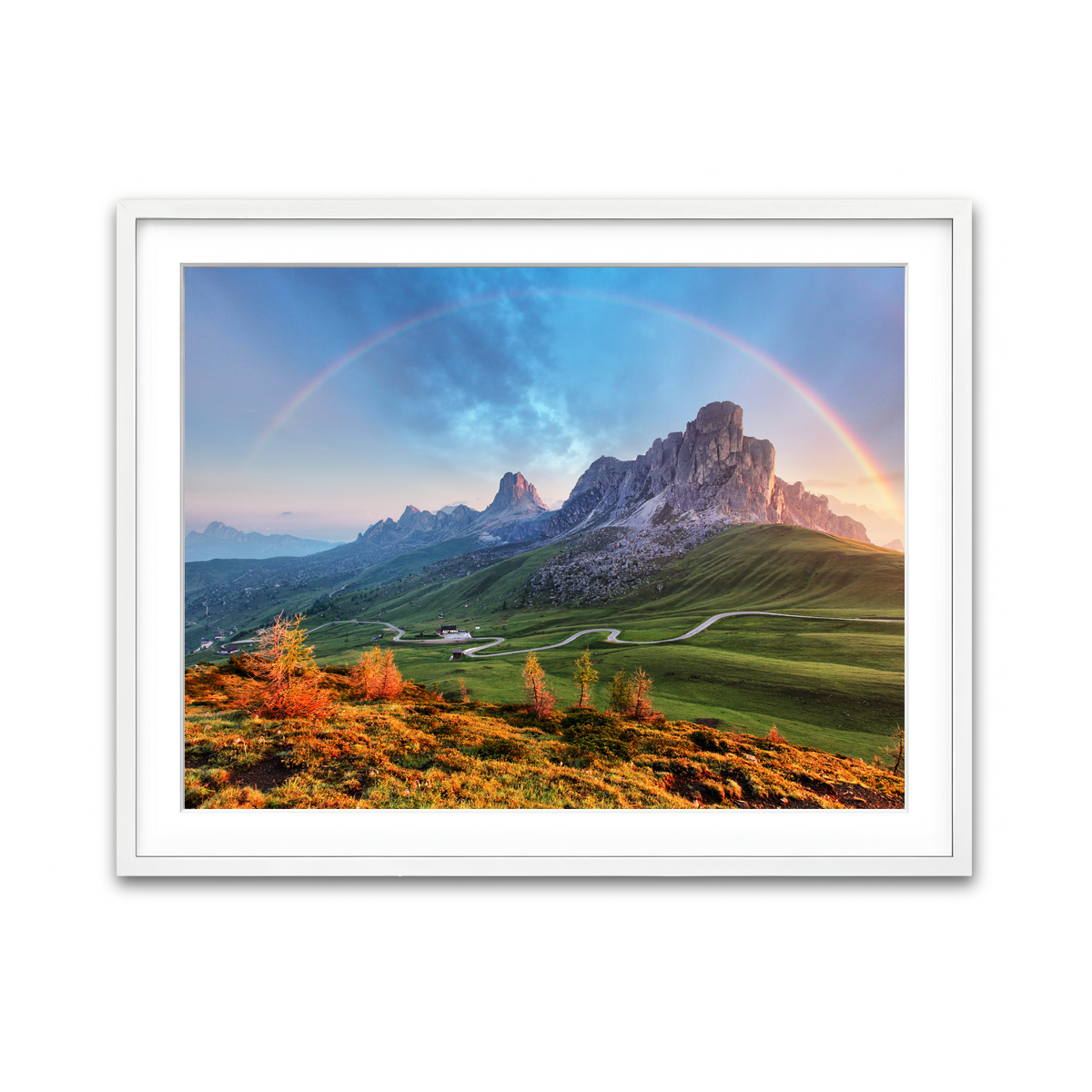 Framed Print 4x3 White