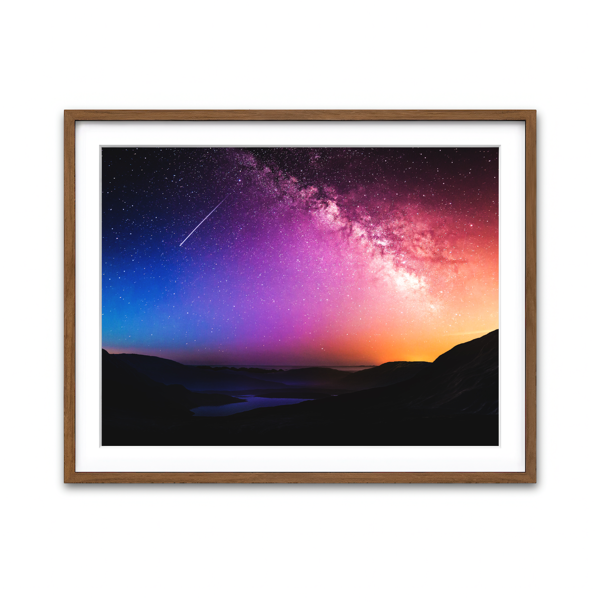Framed Print 4x3 Walnut