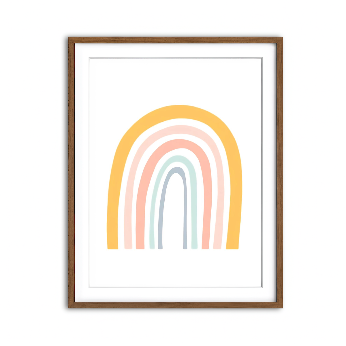 Framed Print 3x4 Walnut