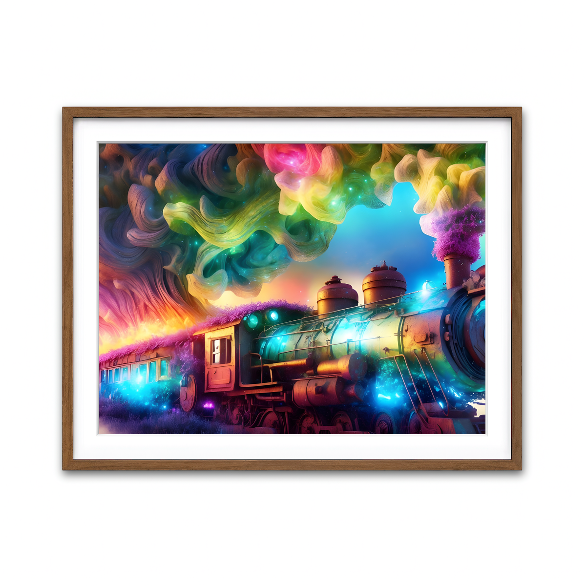 Framed Print 4x3 Walnut