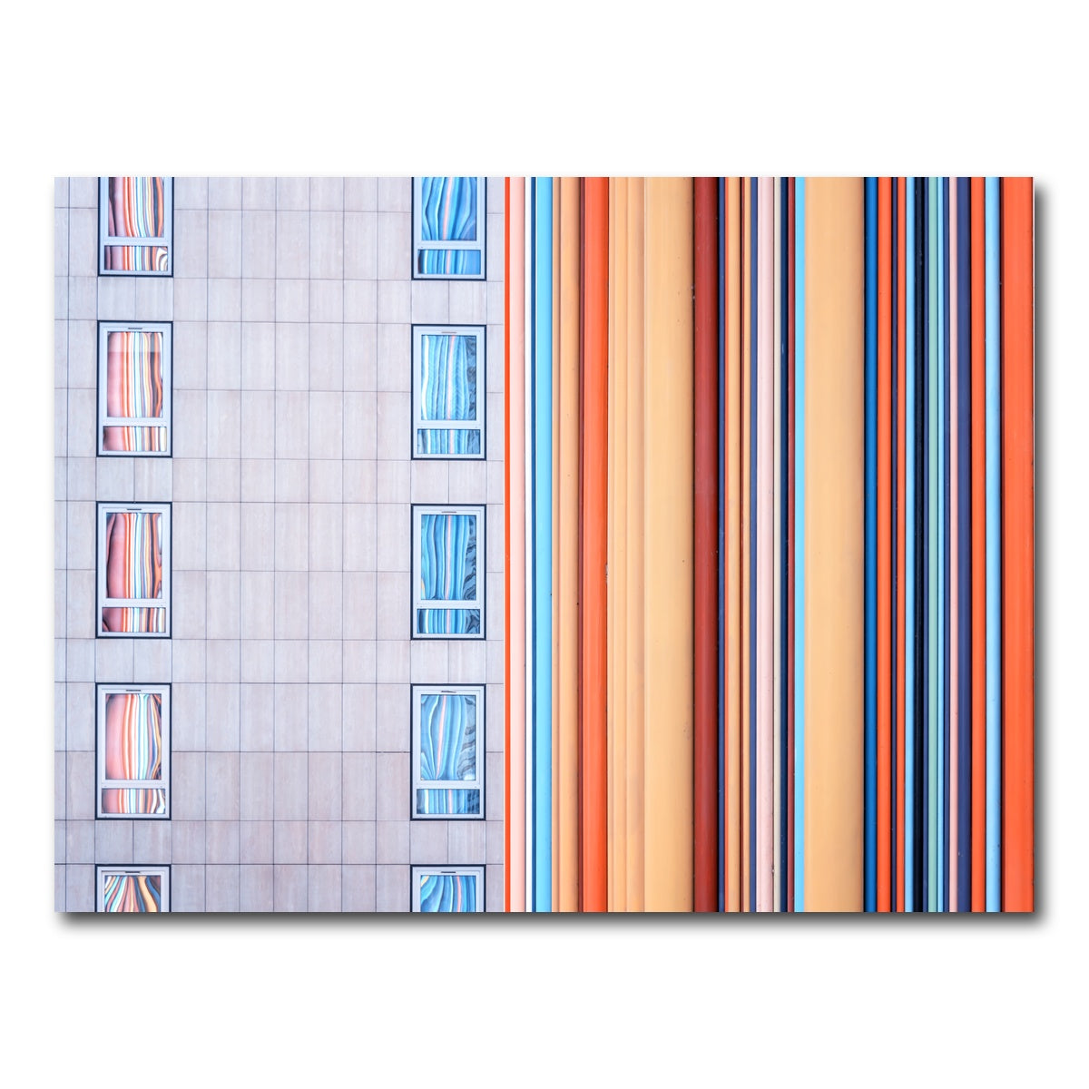 AUTO-MOCKUP WHITE | Rainbow Reflection | 1 Piece | Gallery Wrap Canvas | group=4x3