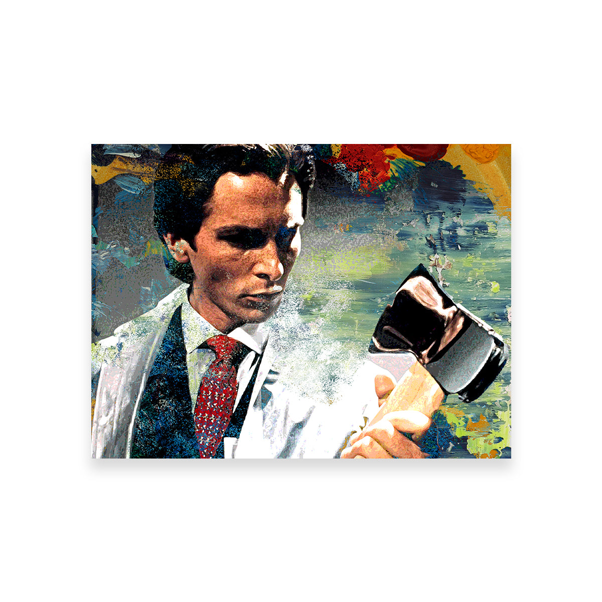 Raincoat & Axe Wall Art