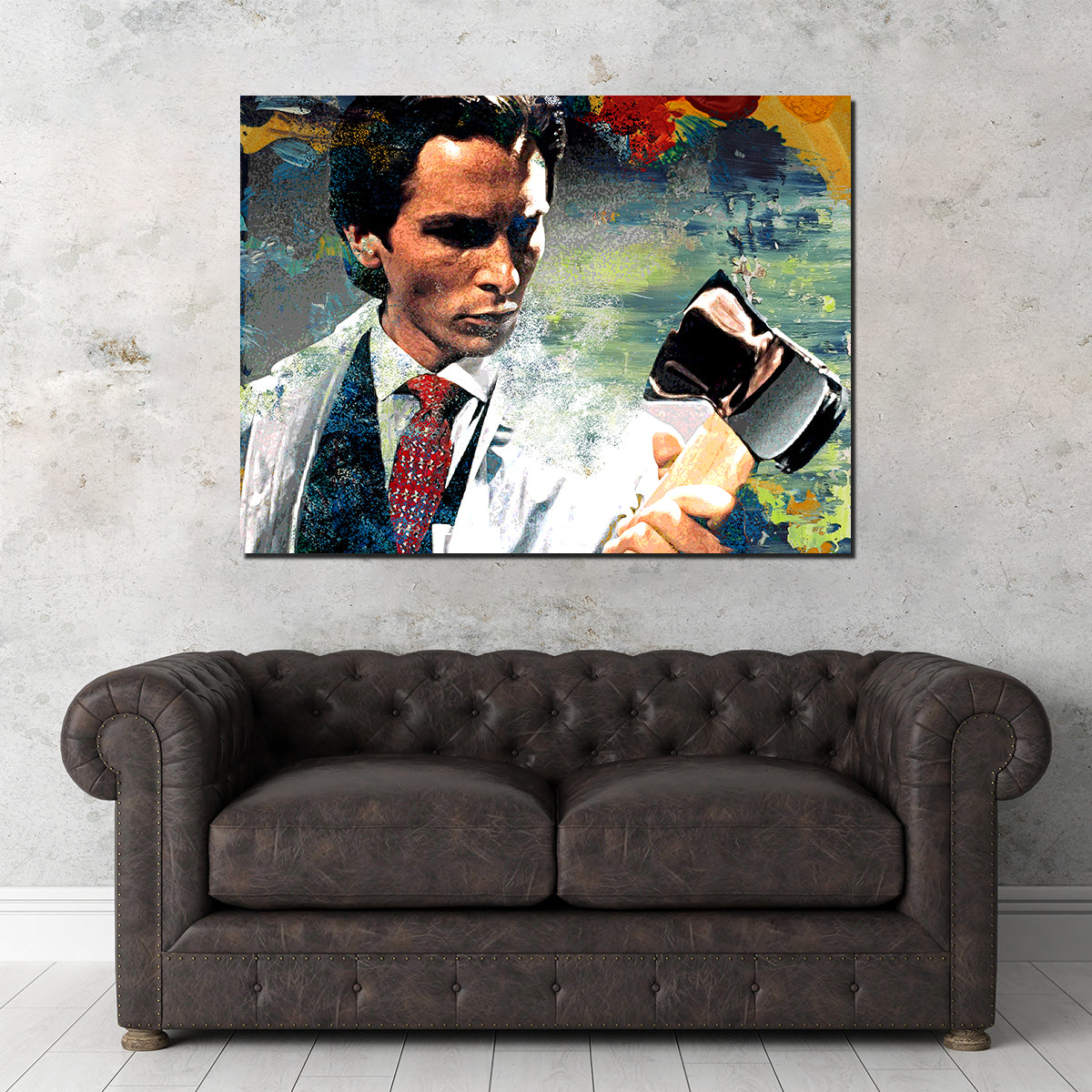Raincoat & Axe Wall Art