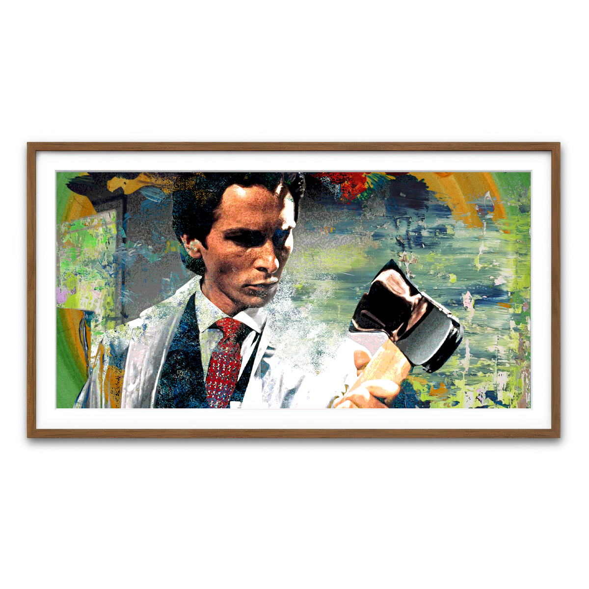 Framed Print 2x1 Walnut