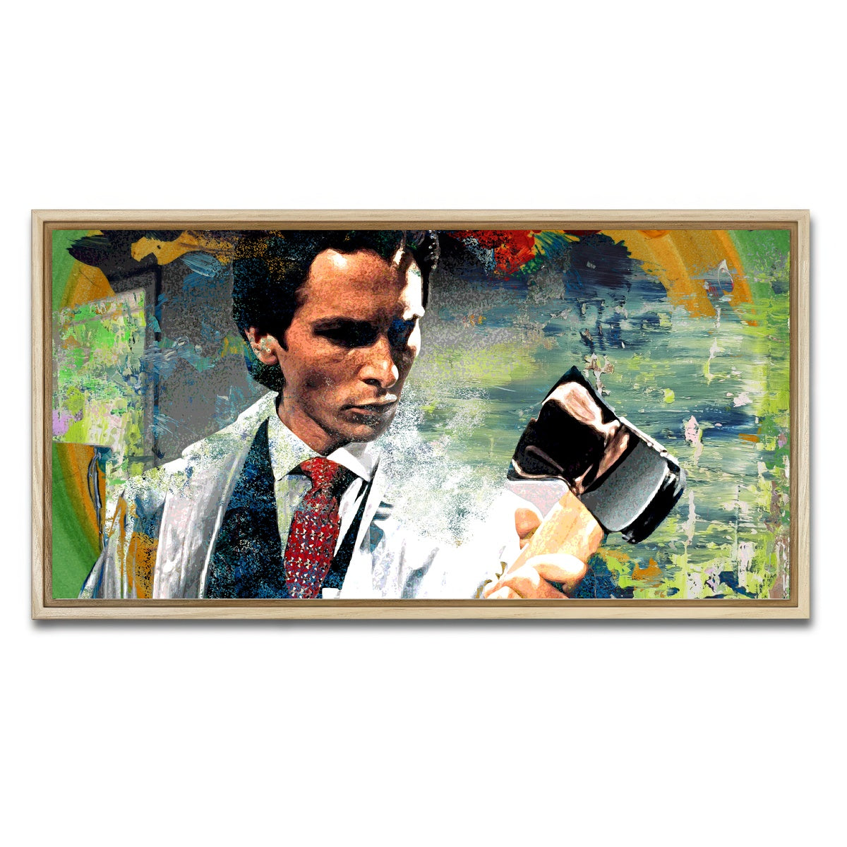 AUTO-MOCKUP WHITE | Raincoat & Axe | 1 Piece | Natural Framed Canvas | group=2x1