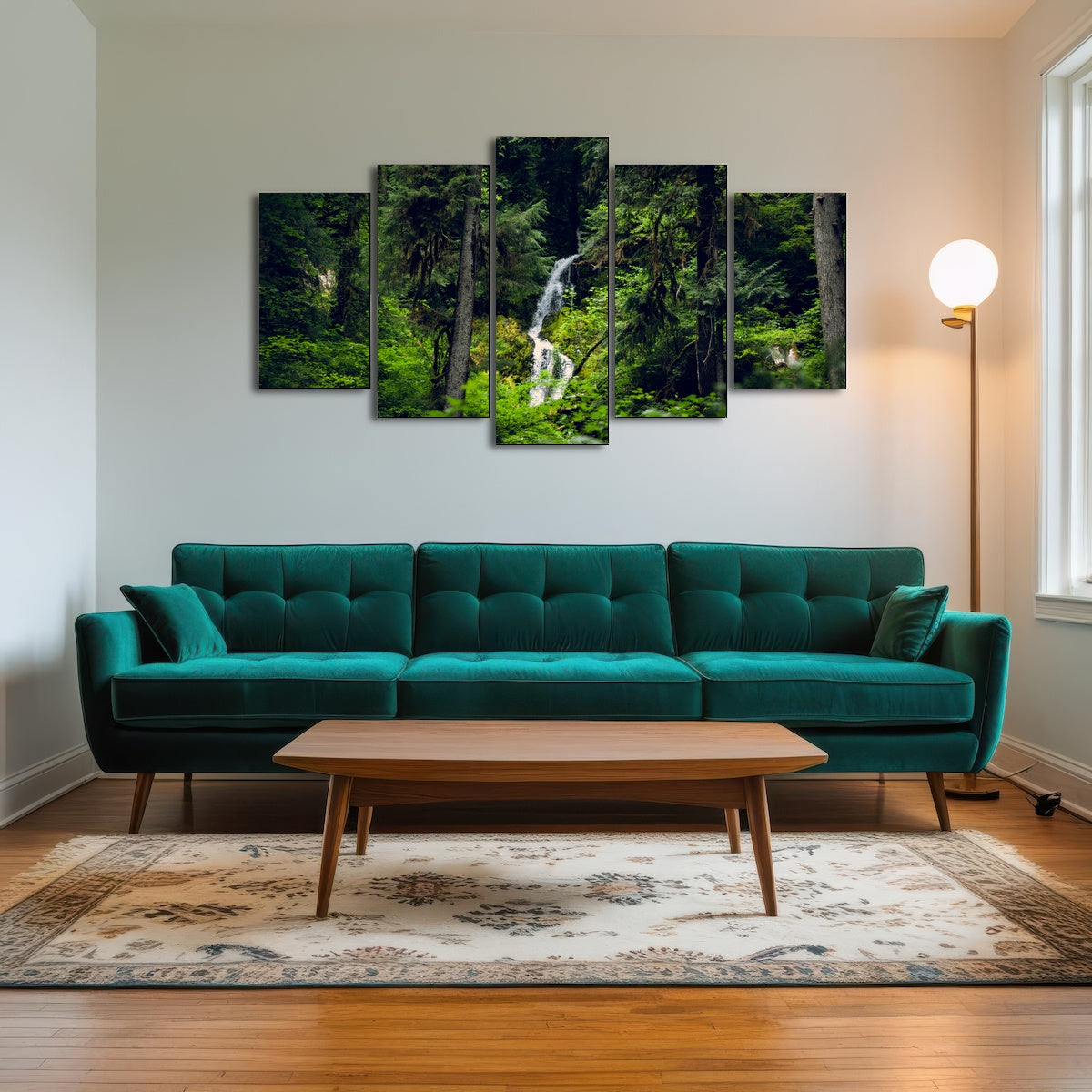 AUTO-MOCKUP ROOM | Rainforest Waterfall