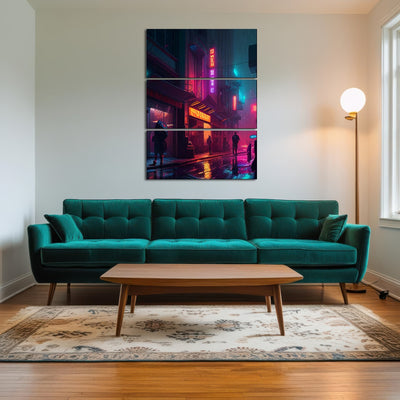 AUTO-MOCKUP ROOM | Rainy Stroll in Neo Chinatown