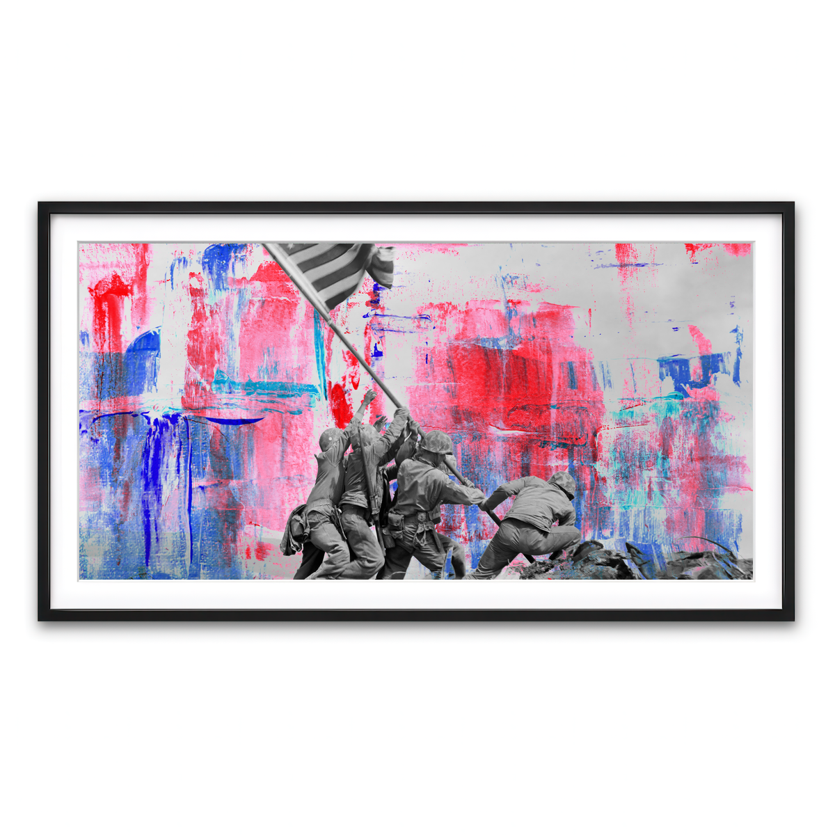 Framed Print 2x1 Black