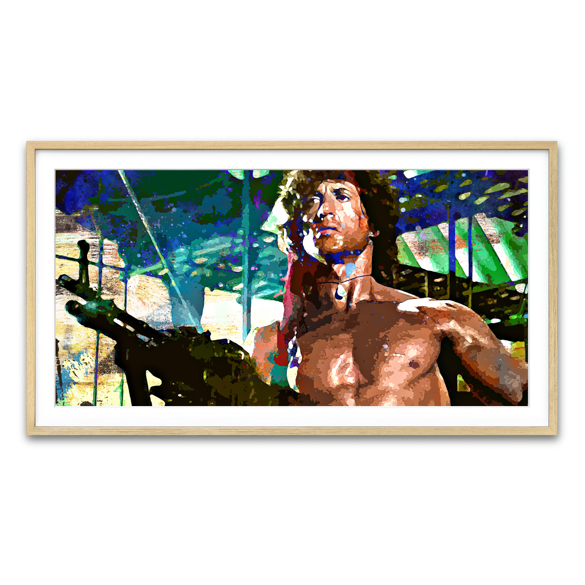 Framed Print 2x1 Natural