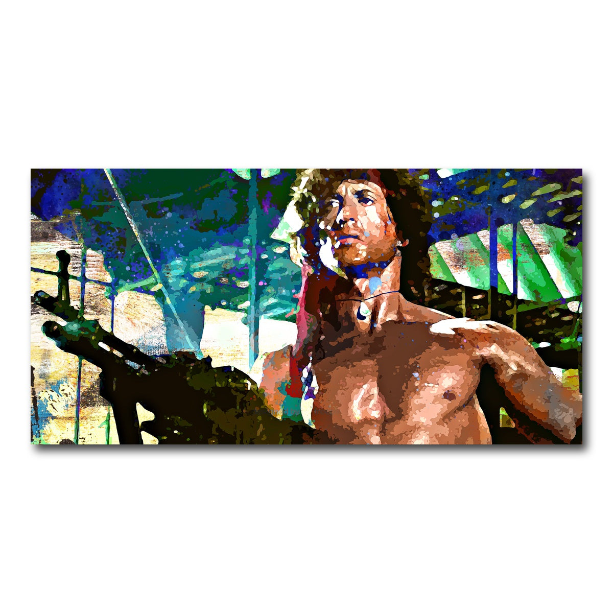 AUTO-MOCKUP WHITE | Rambo | 1 Piece | Gallery Wrap Canvas | group=2x1