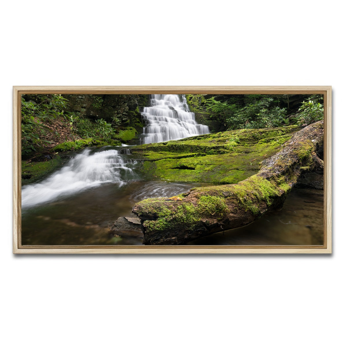 AUTO-MOCKUP WHITE | Rattlesnake Falls | 1 Piece | Natural Framed Canvas | group=2x1