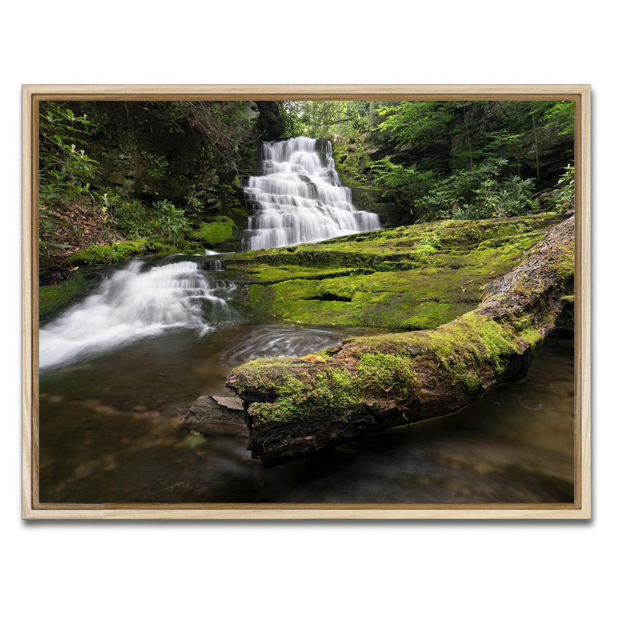 AUTO-MOCKUP WHITE | Rattlesnake Falls | 1 Piece | Natural Framed Canvas | group=4x3