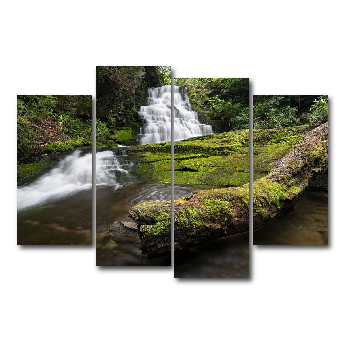 AUTO-MOCKUP WHITE | Rattlesnake Falls | 4 Piece | Gallery Wrap Canvas | group=4_short