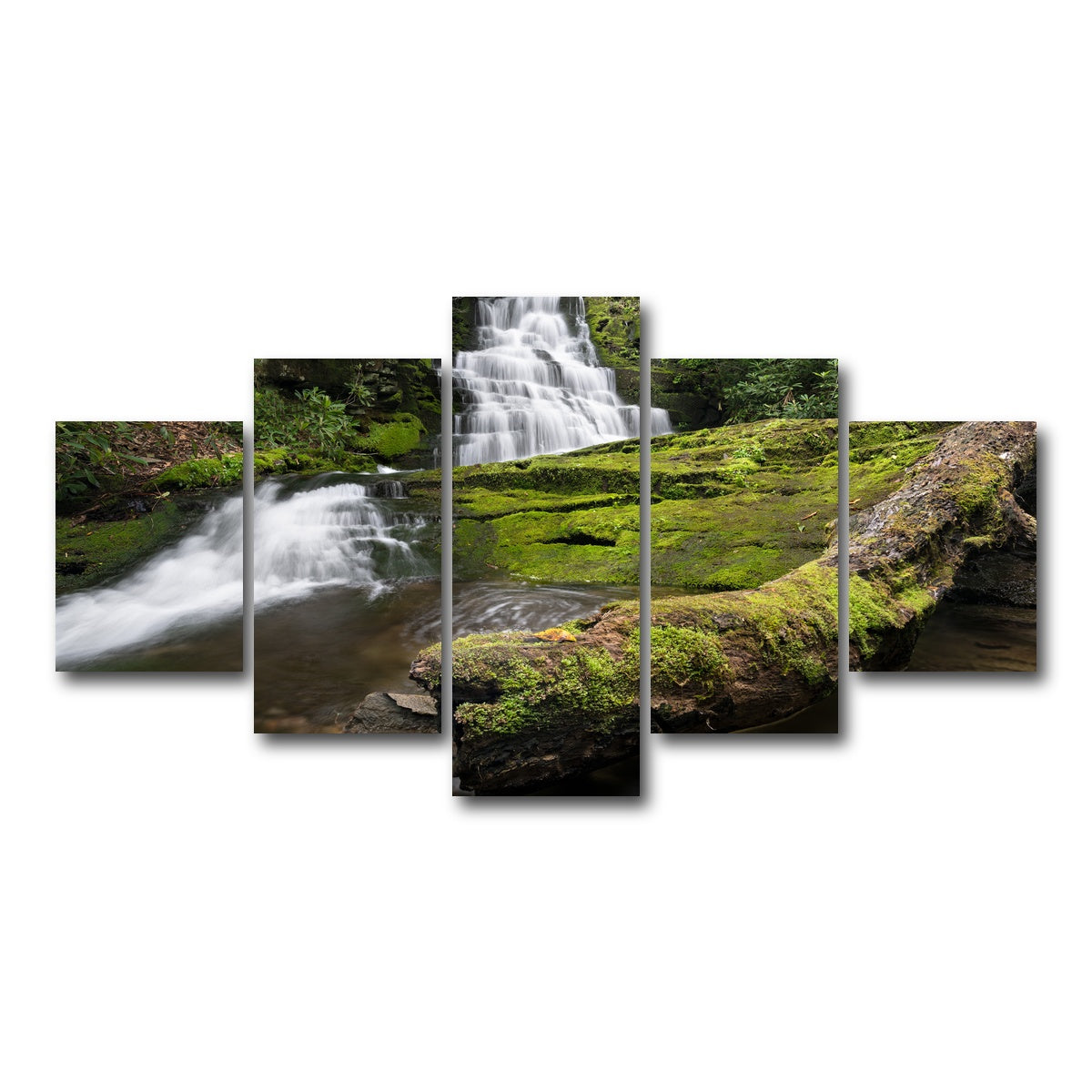 AUTO-MOCKUP WHITE | Rattlesnake Falls | 5 Piece | Gallery Wrap Canvas | group=5_short