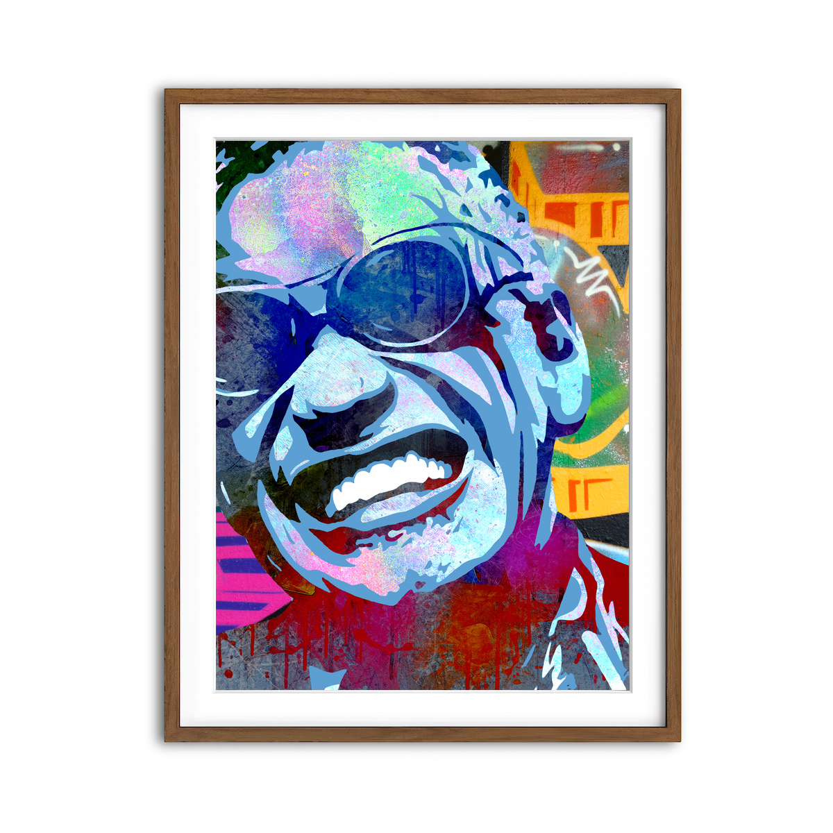 Framed Print 3x4 Walnut