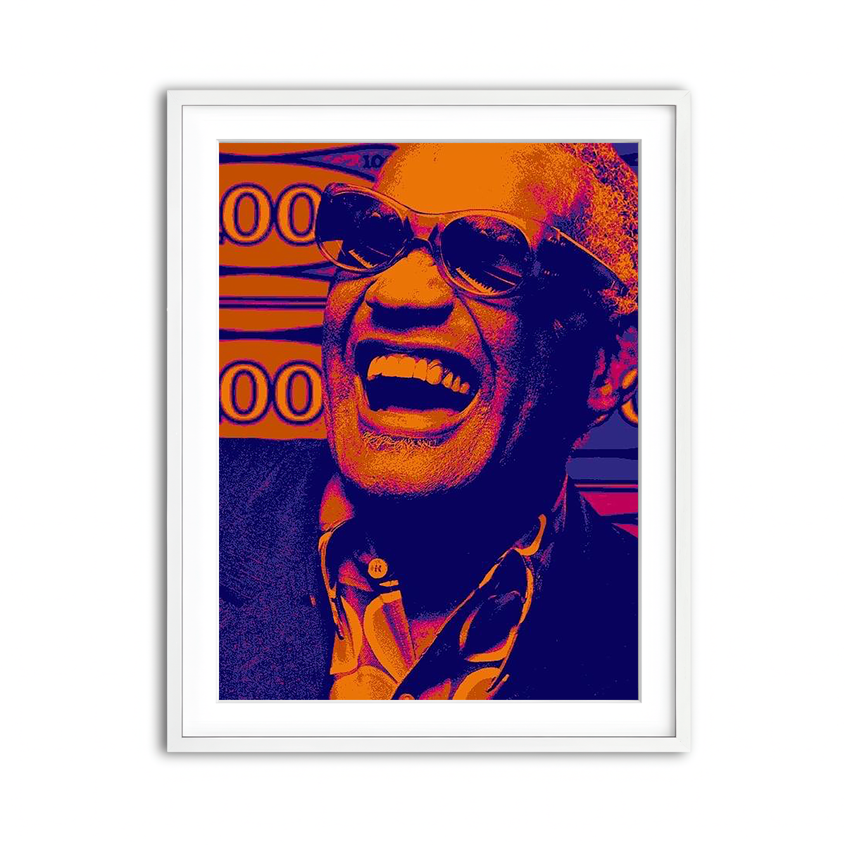 Framed Print 3x4 White