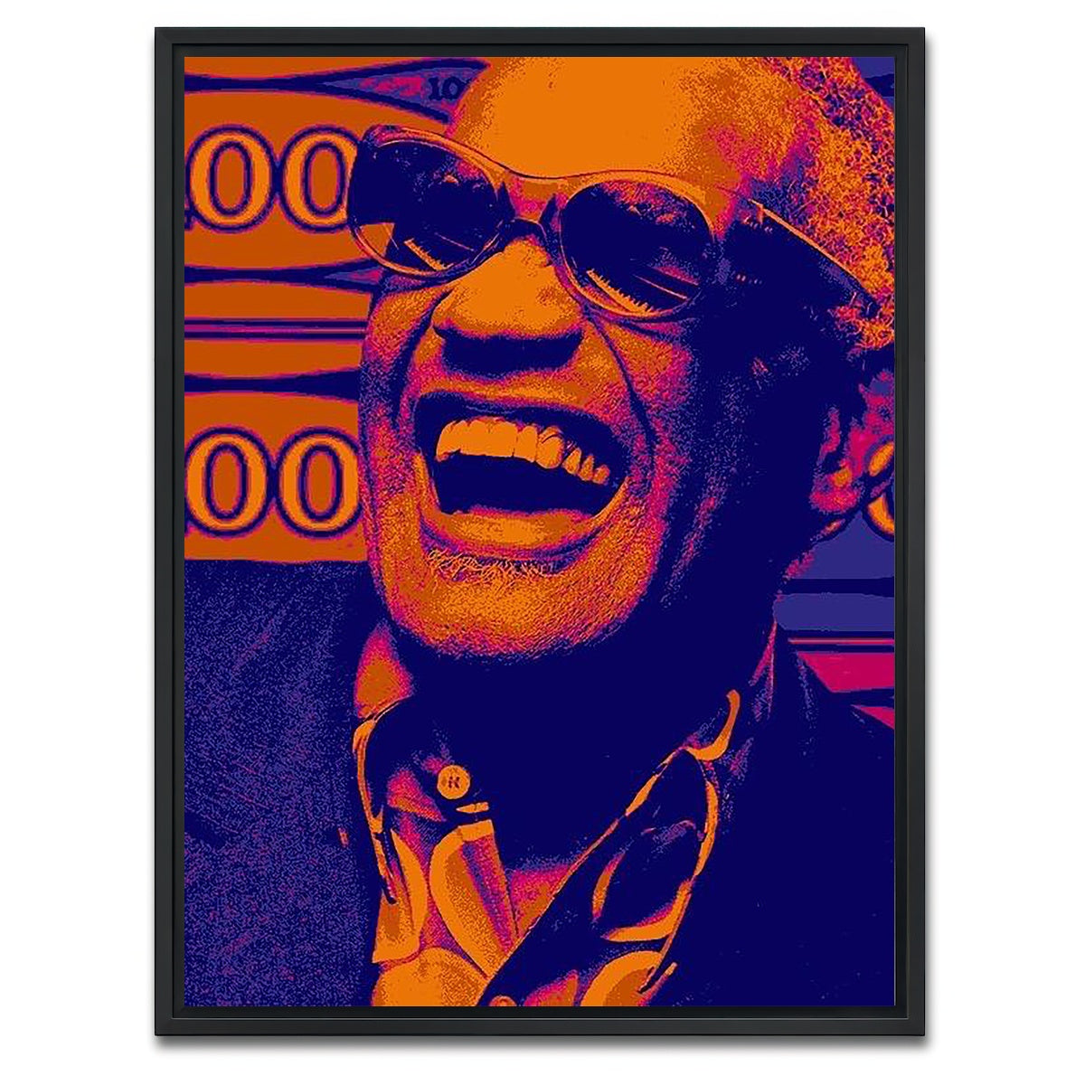 AUTO-MOCKUP WHITE | Ray | 1 Piece | Black Framed Canvas | group=3x4