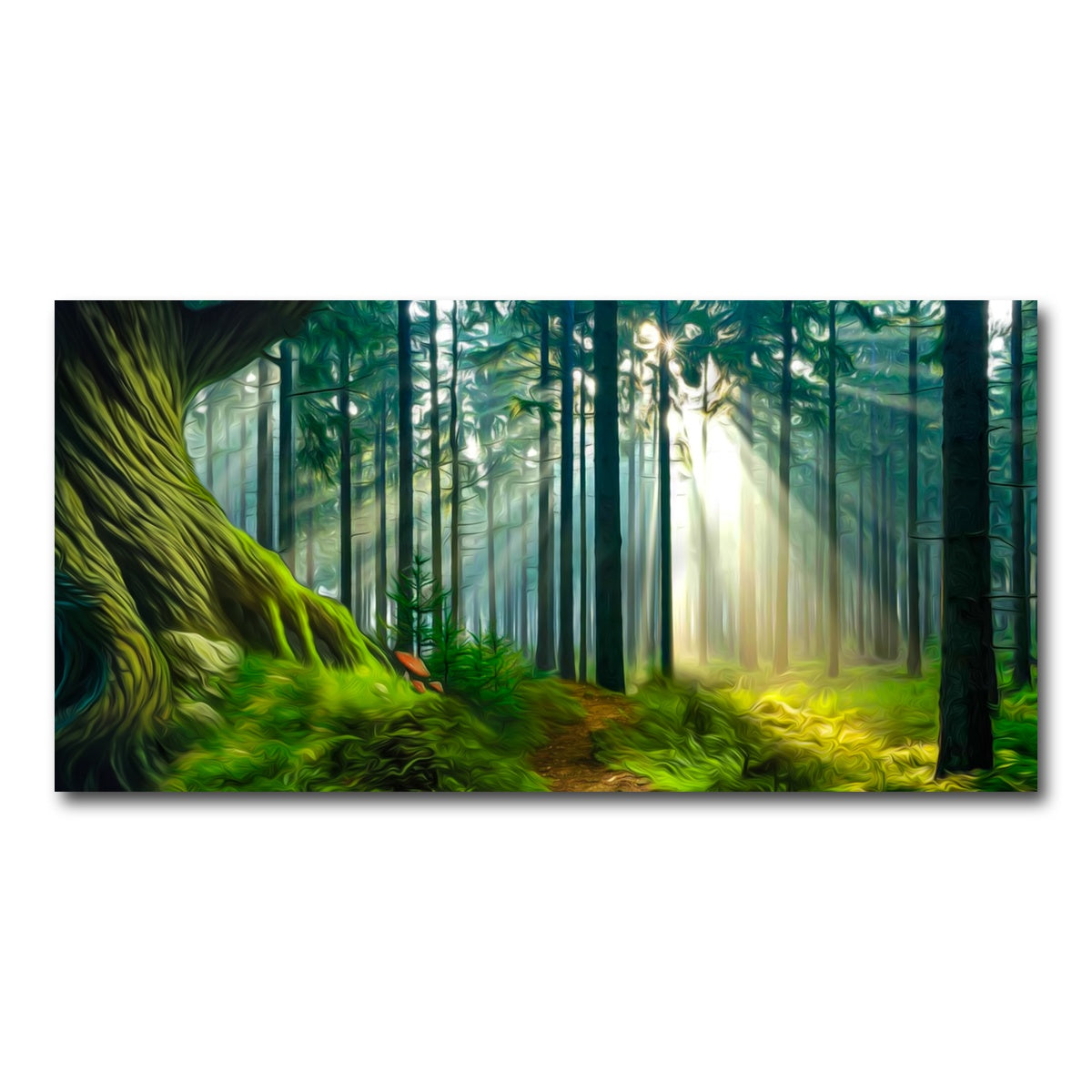 AUTO-MOCKUP WHITE | Rays of Wonder | 1 Piece | Gallery Wrap Canvas | group=2x1