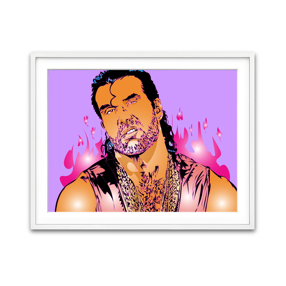 Framed Print 4x3 White