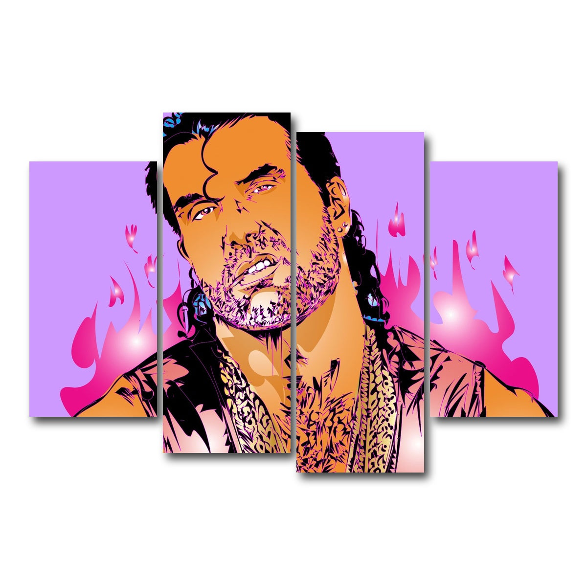 AUTO-MOCKUP WHITE | Razor Ramone | 4 Piece | Gallery Wrap Canvas | group=4_short