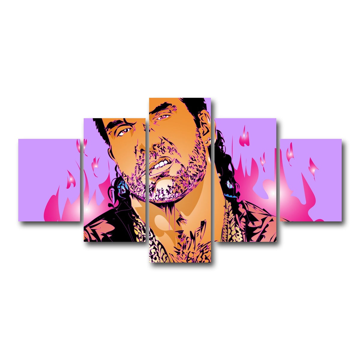 AUTO-MOCKUP WHITE | Razor Ramone | 5 Piece | Gallery Wrap Canvas | group=5_short