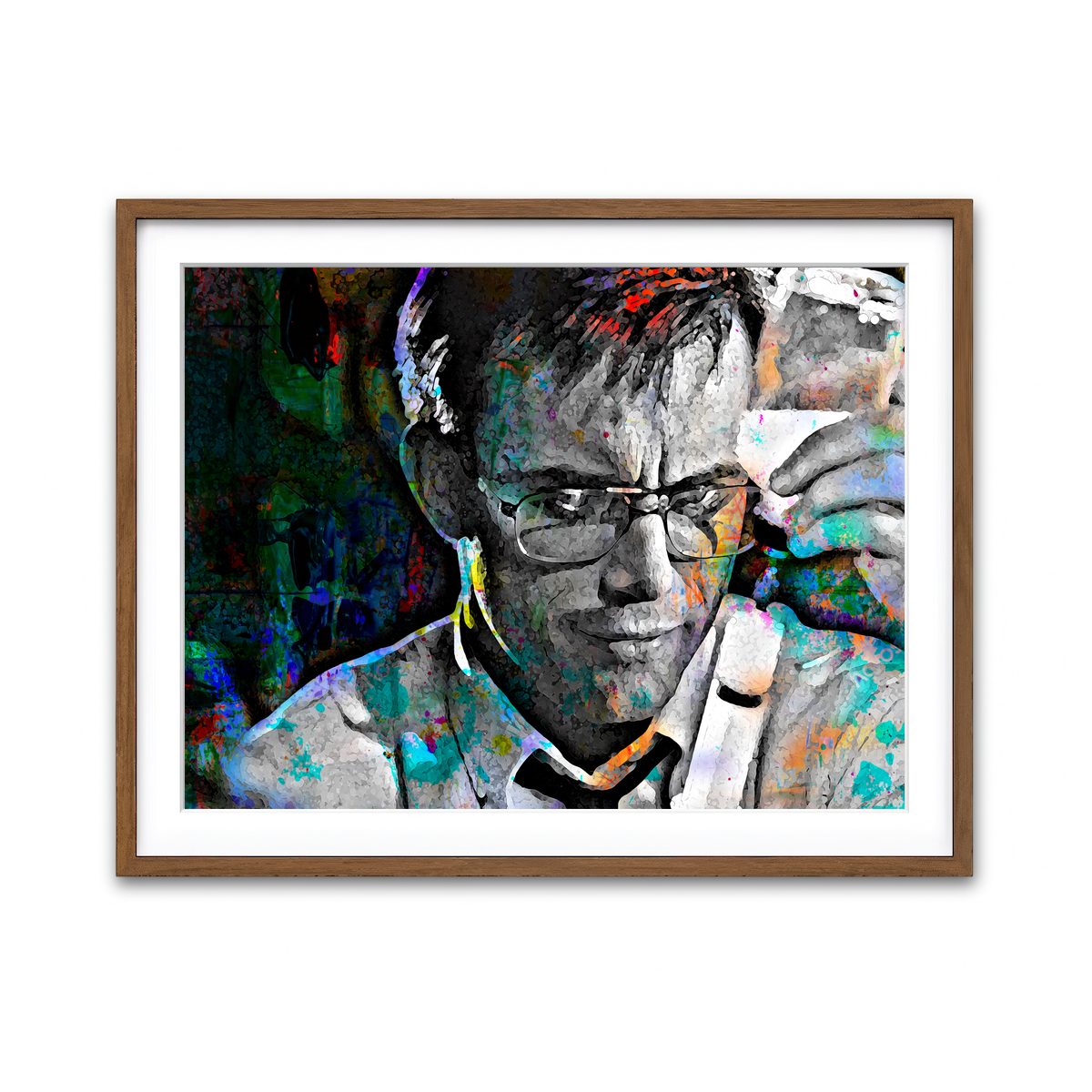 Framed Print 4x3 Walnut