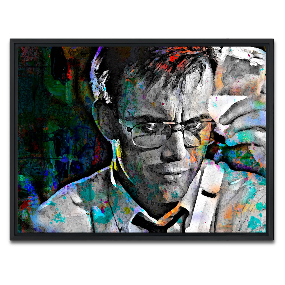 AUTO-MOCKUP WHITE | Re-Animator | 1 Piece | Black Framed Canvas | group=4x3