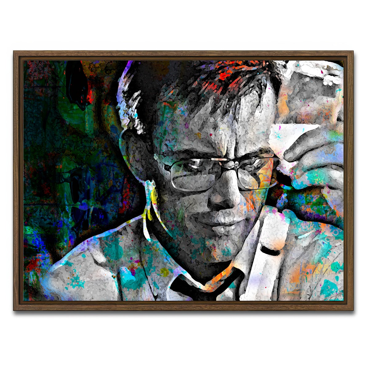 AUTO-MOCKUP WHITE | Re-Animator | 1 Piece | Walnut Framed Canvas | group=4x3