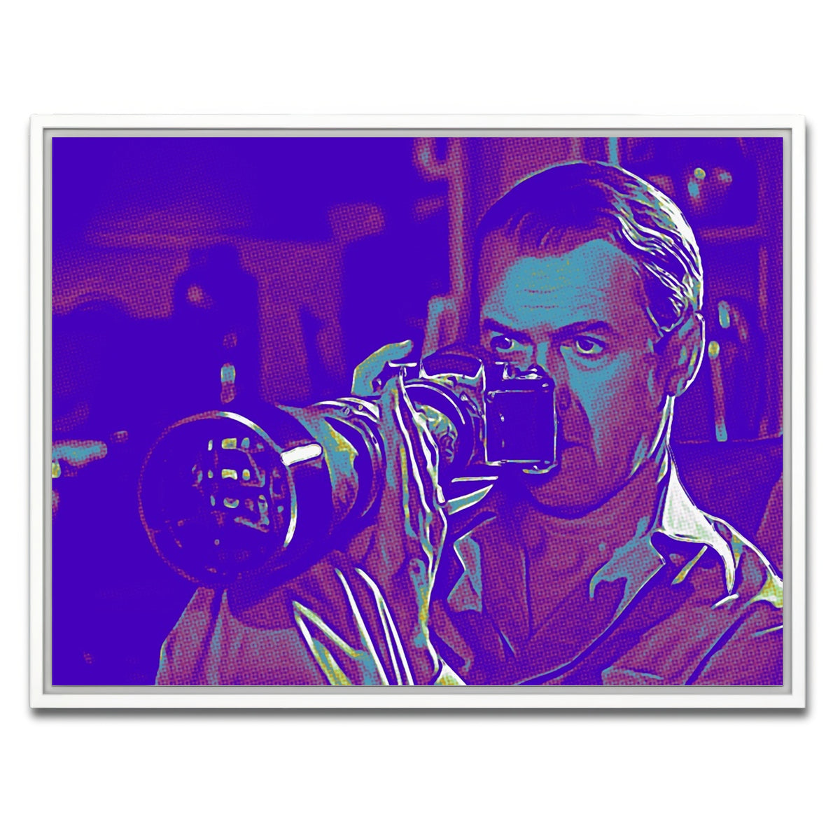 AUTO-MOCKUP WHITE | Rear Window POP Wall Art | 1 Piece | White Frame | group=4x3