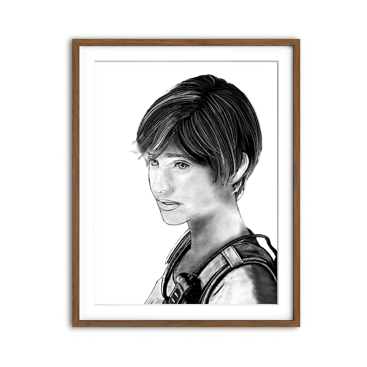 Framed Print 3x4 Walnut