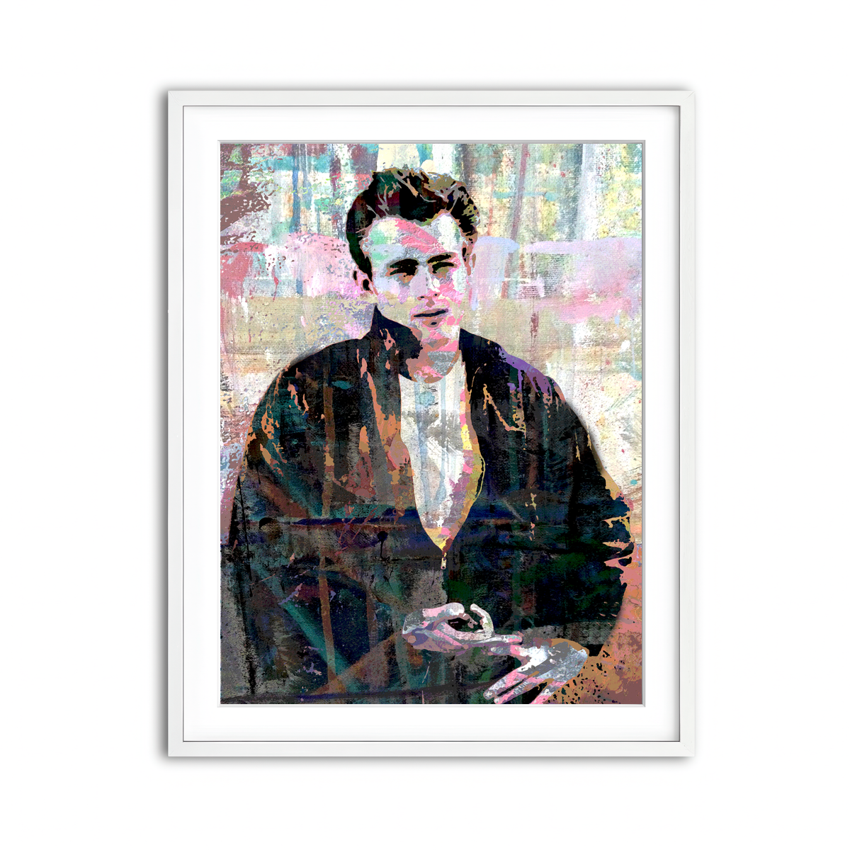 Framed Print 3x4 White