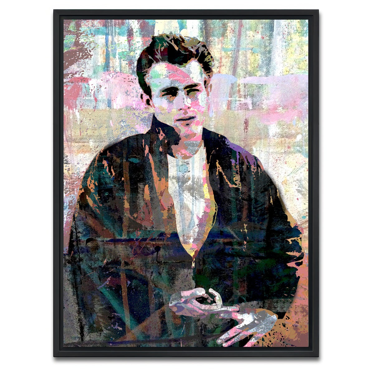 AUTO-MOCKUP WHITE | Rebel | 1 Piece | Black Framed Canvas | group=3x4