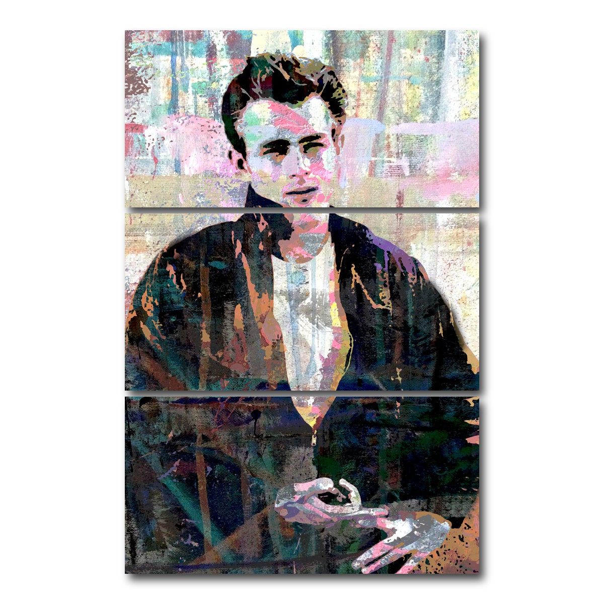 AUTO-MOCKUP WHITE | Rebel | 3 Piece | Gallery Wrap Canvas | group=12x24_stacked