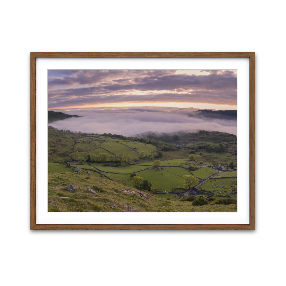 Framed Print 4x3 Walnut