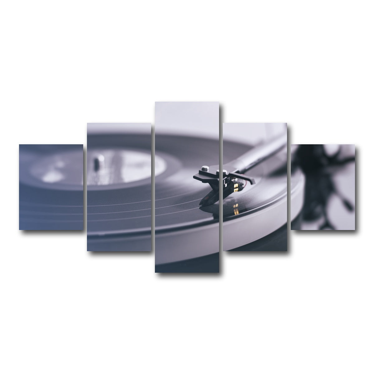 AUTO-MOCKUP WHITE | Record Player | 5 Piece | Gallery Wrap Canvas | group=5_short